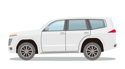 SUVタイプの車のイラスト